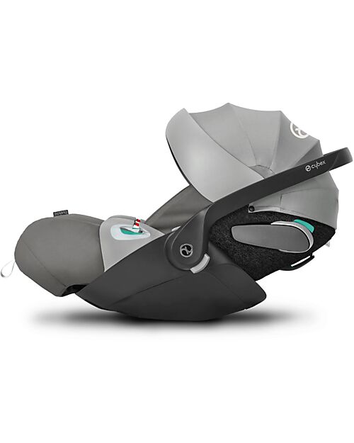 Cybex Seggiolino Auto per Neonati Cloud Z2 i-Size Plus - Soho Grey - Reclinabile con Rotazione 180° Seggiolini Auto Gruppo 0+/1