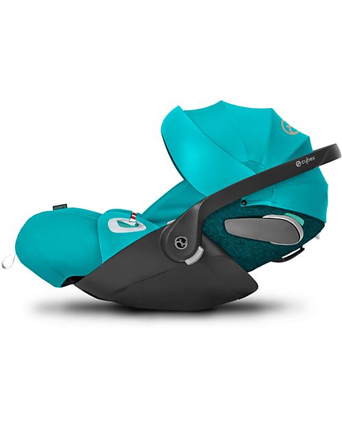 Cybex Seggiolino Auto per Neonati Cloud Z2 i-Size - River Blue - Reclinabile con Rotazione 180° Seggiolini Auto Gruppo 0+/1