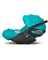 Cybex Seggiolino Auto per Neonati Cloud Z2 i-Size - River Blue - Reclinabile con Rotazione 180° Seggiolini Auto Gruppo 0+/1