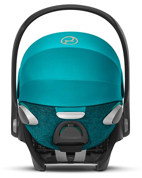 Cybex Seggiolino Auto per Neonati Cloud Z2 i-Size - River Blue - Reclinabile con Rotazione 180° Seggiolini Auto Gruppo 0+/1