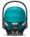 Cybex Seggiolino Auto per Neonati Cloud Z2 i-Size - River Blue - Reclinabile con Rotazione 180° Seggiolini Auto Gruppo 0+/1