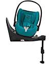 Cybex Seggiolino Auto per Neonati Cloud Z2 i-Size - River Blue - Reclinabile con Rotazione 180° Seggiolini Auto Gruppo 0+/1