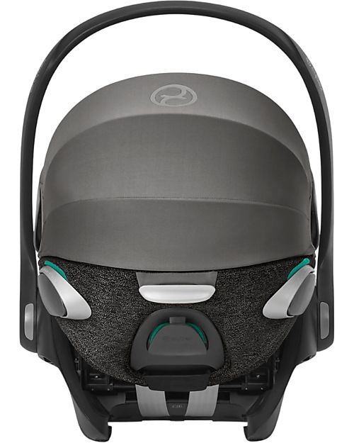 Cybex Seggiolino Auto per Neonati Cloud Z2 i-Size - Soho Grey - Reclinabile con Rotazione 180° Seggiolini Auto Gruppo 0+/1