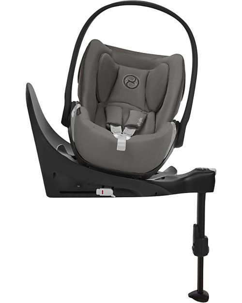 Cybex Seggiolino Auto per Neonati Cloud Z2 i-Size - Soho Grey - Reclinabile con Rotazione 180° Seggiolini Auto Gruppo 0+/1