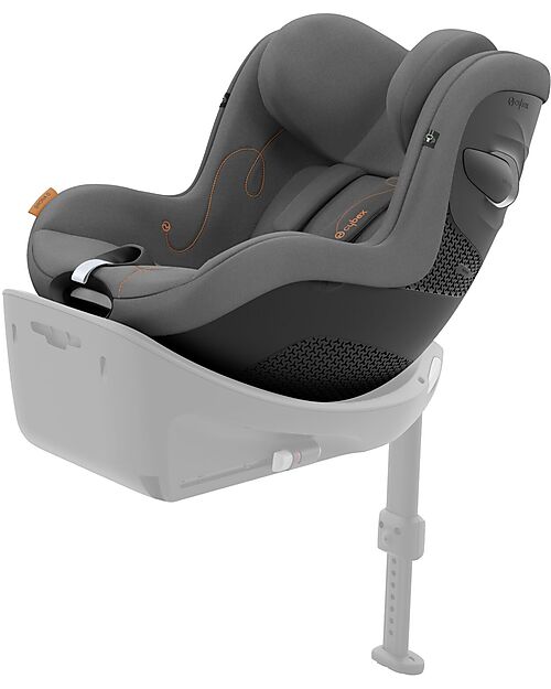 Cybex Seggiolino Auto Sirona G i-Size - Lava Grey - Tessuto Traspirante Seggiolini Auto Gruppo 0+/1