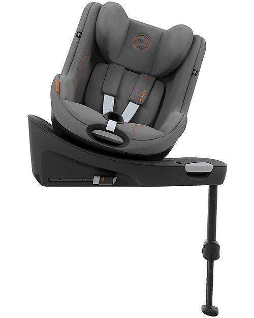 Cybex Seggiolino Auto Sirona G i-Size - Lava Grey - Tessuto Traspirante Seggiolini Auto Gruppo 0+/1