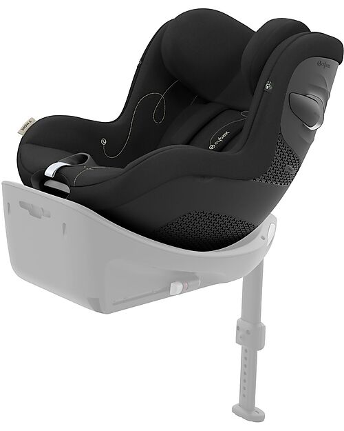 Cybex Seggiolino Auto Sirona G i-Size - Moon Black - Tessuto Traspirante Seggiolini Auto Gruppo 0+/1