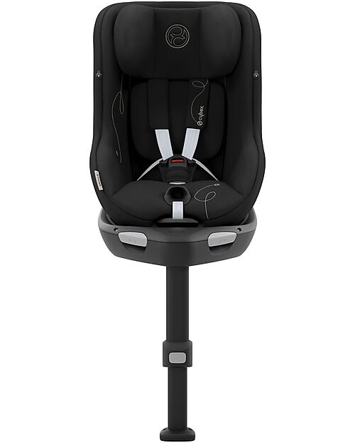 Cybex Seggiolino Auto Sirona G i-Size - Moon Black - Tessuto Traspirante Seggiolini Auto Gruppo 0+/1
