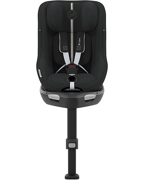 Cybex Seggiolino Auto Sirona G i-Size Plus - Moon Black - Tessuto in Mesh Seggiolini Auto Gruppo 0+/1