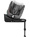 Cybex Seggiolino Auto Sirona Gi I-Size e Base Rotante 360° - Lava Grey - dalla Nascita ai 4 Anni Seggiolini Auto Gruppo 0+/1