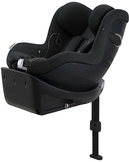 Cybex Seggiolino Auto Sirona Gi I-Size e Base Rotante 360° - Moon Black - dalla Nascita ai 4 Anni Seggiolini Auto Gruppo 0+/1