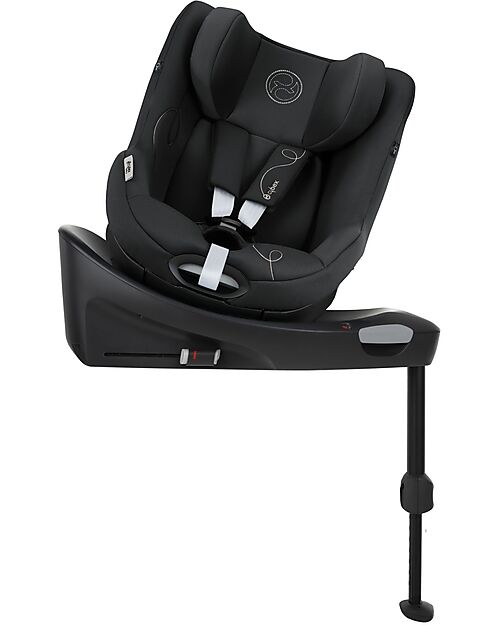 Cybex Seggiolino Auto Sirona Gi I-Size e Base Rotante 360° - Moon Black - dalla Nascita ai 4 Anni Seggiolini Auto Gruppo 0+/1