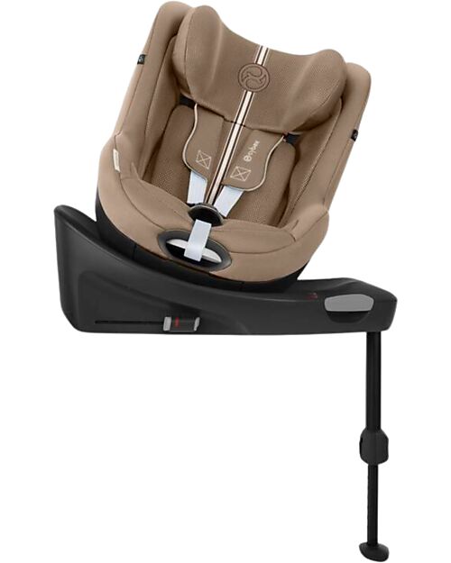 Cybex Seggiolino Auto Sirona Gi i-Size Plus - Almond Beige - Tessuto in Mesh Seggiolini Auto Gruppo 2/3