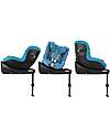 Cybex Seggiolino Auto Sirona Gi I-Size Plus e Base Rotante 360° - Beach Blue - dalla Nascita ai 4 Anni Seggiolini Auto Gruppo 0+/1