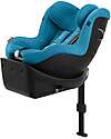 Cybex Seggiolino Auto Sirona Gi I-Size Plus e Base Rotante 360° - Beach Blue - dalla Nascita ai 4 Anni Seggiolini Auto Gruppo 0+/1