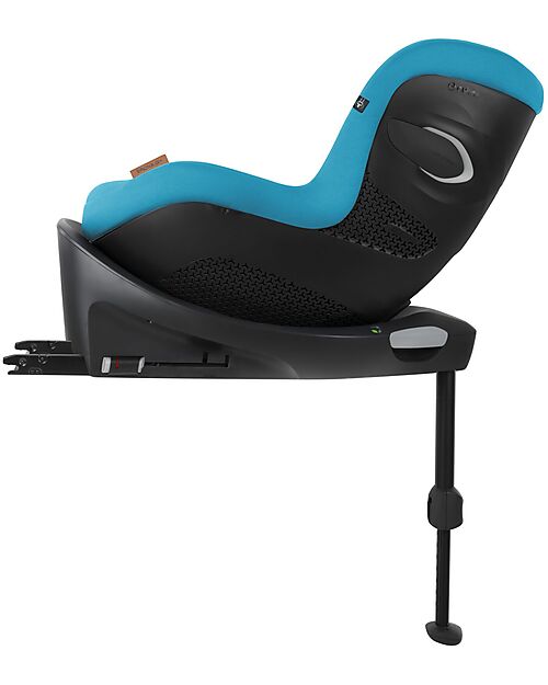 Cybex Seggiolino Auto Sirona Gi I-Size Plus e Base Rotante 360° - Beach Blue - dalla Nascita ai 4 Anni Seggiolini Auto Gruppo 0+/1