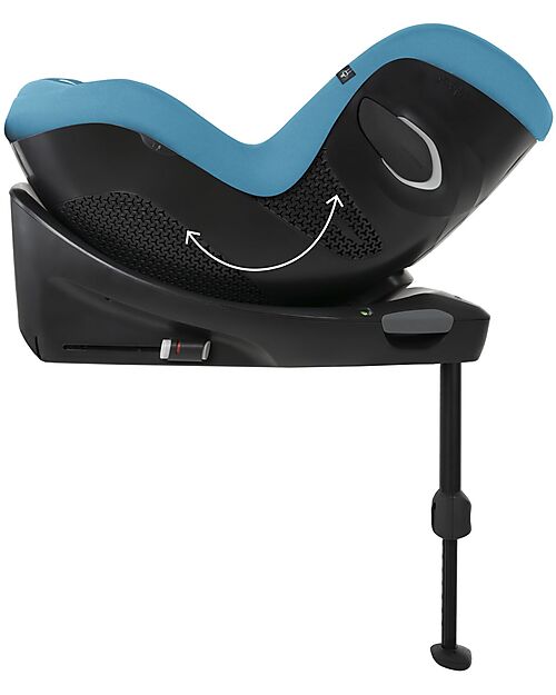 Cybex Seggiolino Auto Sirona Gi I-Size Plus e Base Rotante 360° - Beach Blue - dalla Nascita ai 4 Anni Seggiolini Auto Gruppo 0+/1