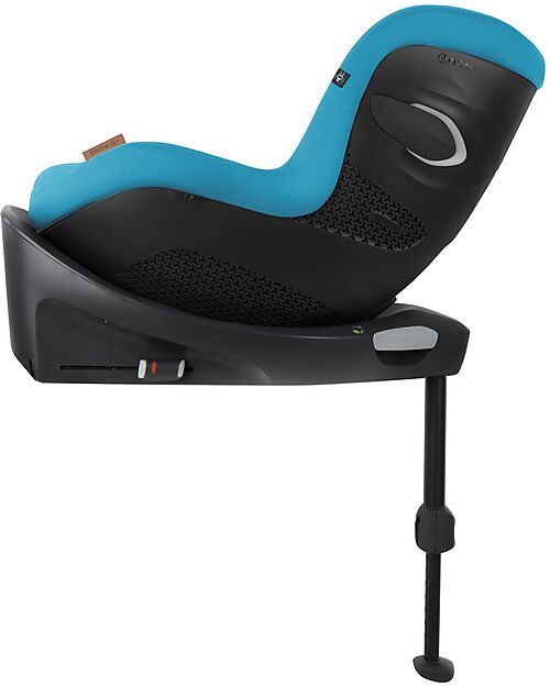 Cybex Seggiolino Auto Sirona Gi I-Size Plus e Base Rotante 360° - Beach Blue - dalla Nascita ai 4 Anni Seggiolini Auto Gruppo 0+/1