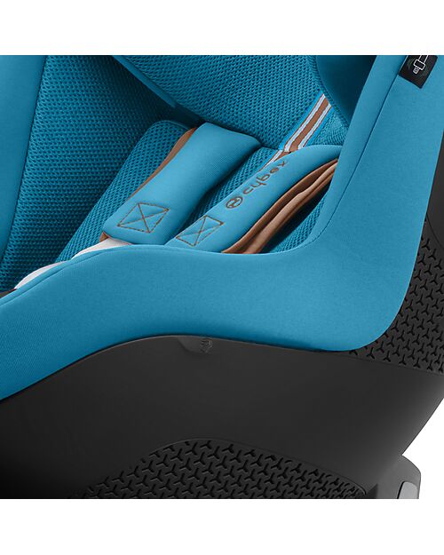 Cybex Seggiolino Auto Sirona Gi I-Size Plus e Base Rotante 360° - Beach Blue - dalla Nascita ai 4 Anni Seggiolini Auto Gruppo 0+/1
