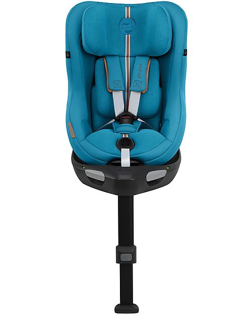 Cybex Seggiolino Auto Sirona Gi I-Size Plus e Base Rotante 360° - Beach Blue - dalla Nascita ai 4 Anni Seggiolini Auto Gruppo 0+/1