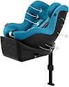 Cybex Seggiolino Auto Sirona Gi I-Size Plus e Base Rotante 360° - Beach Blue - dalla Nascita ai 4 Anni Seggiolini Auto Gruppo 0+/1