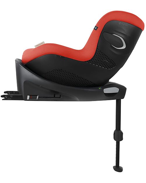 Cybex Seggiolino Auto Sirona Gi I-Size Plus e Base Rotante 360° - Hibiscus Red - dalla Nascita ai 4 Anni Seggiolini Auto Gruppo 0+/1