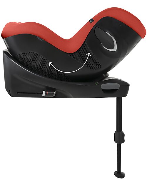 Cybex Seggiolino Auto Sirona Gi I-Size Plus e Base Rotante 360° - Hibiscus Red - dalla Nascita ai 4 Anni Seggiolini Auto Gruppo 0+/1