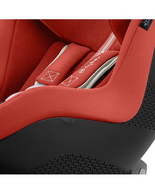 Cybex Seggiolino Auto Sirona Gi I-Size Plus e Base Rotante 360° - Hibiscus Red - dalla Nascita ai 4 Anni Seggiolini Auto Gruppo 0+/1