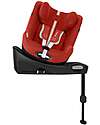 Cybex Seggiolino Auto Sirona Gi I-Size Plus e Base Rotante 360° - Hibiscus Red - dalla Nascita ai 4 Anni Seggiolini Auto Gruppo 0+/1
