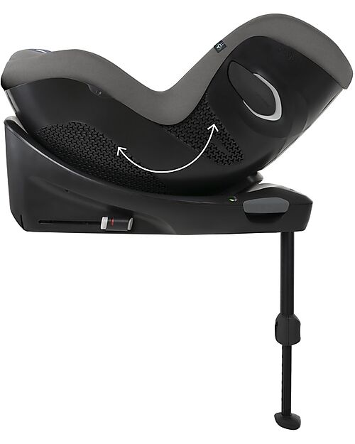 Cybex Seggiolino Auto Sirona Gi I-Size Plus e Base Rotante 360° - Lava Grey - dalla Nascita ai 4 Anni Seggiolini Auto Gruppo 0+/1
