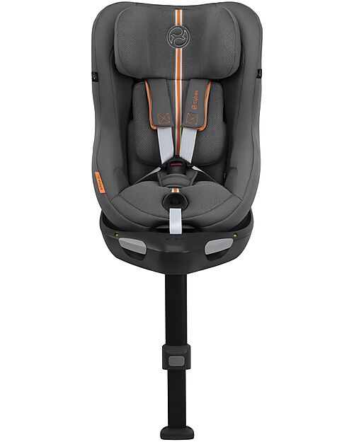 Cybex Seggiolino Auto Sirona Gi I-Size Plus e Base Rotante 360° - Lava Grey - dalla Nascita ai 4 Anni Seggiolini Auto Gruppo 0+/1