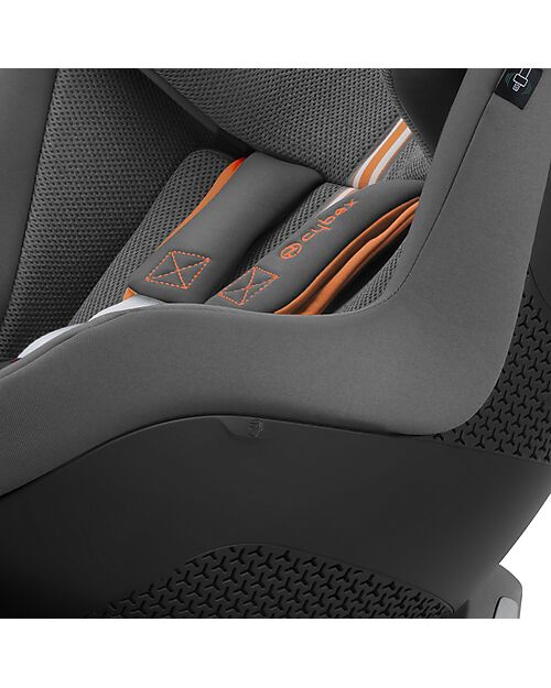 Cybex Seggiolino Auto Sirona Gi I-Size Plus e Base Rotante 360° - Lava Grey - dalla Nascita ai 4 Anni Seggiolini Auto Gruppo 0+/1