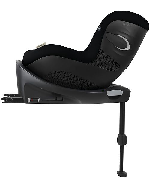 Cybex Seggiolino Auto Sirona Gi I-Size Plus e Base Rotante 360° - Moon Black - dalla Nascita ai 4 Anni Seggiolini Auto Gruppo 0+/1