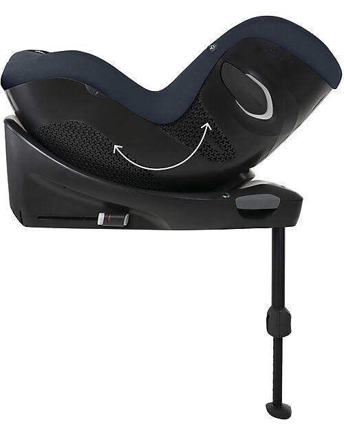 Cybex Seggiolino Auto Sirona Gi I-Size Plus e Base Rotante 360° - Ocean Blue - dalla Nascita ai 4 Anni Seggiolini Auto Gruppo 0+/1