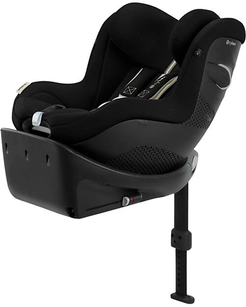 Cybex Seggiolino Auto Sirona Gi i-Size Plus - Moon Black - Tessuto in Mesh Seggiolini Auto Gruppo 2/3