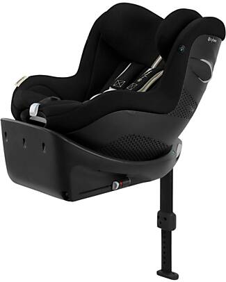 Cybex Seggiolino Auto Sirona Gi i-Size Plus - Moon Black - Tessuto in Mesh Seggiolini Auto Gruppo 2/3