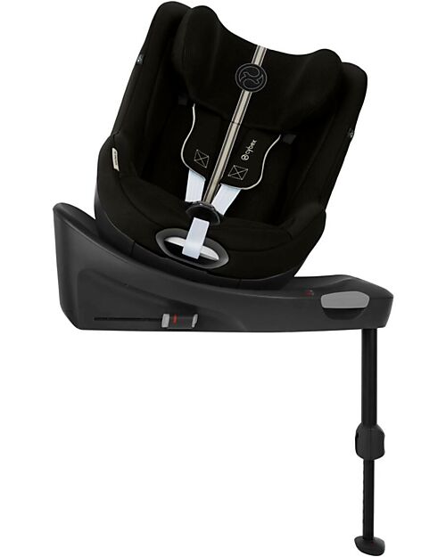 Cybex Seggiolino Auto Sirona Gi i-Size Plus - Moon Black - Tessuto in Mesh Seggiolini Auto Gruppo 2/3