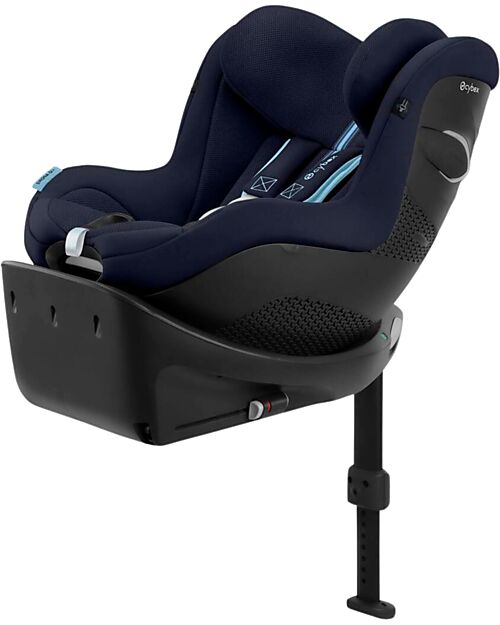 Cybex Seggiolino Auto Sirona Gi i-Size Plus - Ocean Blue/Navy Blue - Tessuto in Mesh Seggiolini Auto Gruppo 2/3