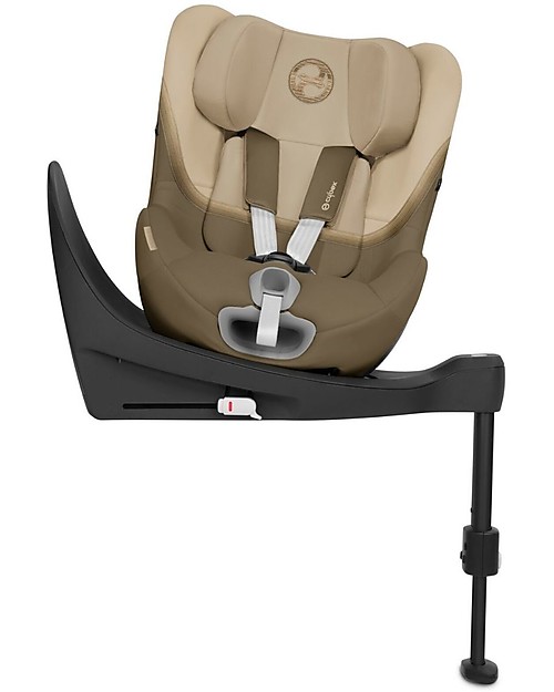 Cybex Seggiolino Auto Sirona SX2 i-Size - Seashell Beige - Gruppo 0+/1 - Ruota a 360° Seggiolini Auto Gruppo 0+/1