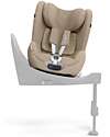 Cybex Seggiolino Auto Sirona T i-Size Plus - Cozy Beige - Cappottina Solare con Inserti in Mesh - Rotazione a 360° Seggiolini Auto Gruppo 0+/1