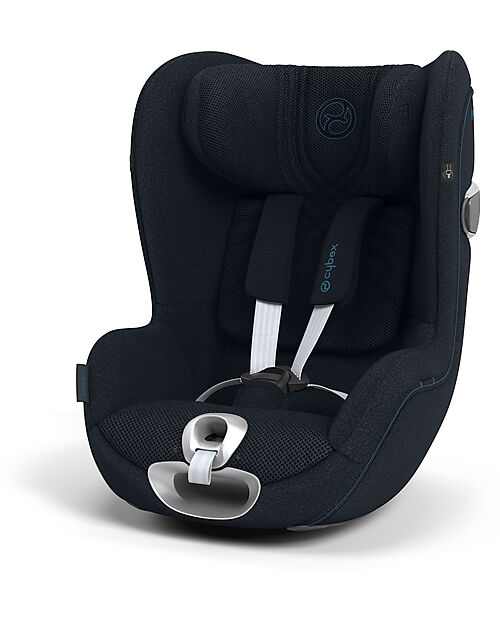 Cybex Seggiolino Auto Sirona T i-Size Plus - Nautical Blue - Cappottina Solare con Inserti in Mesh - Rotazione a 360° Seggiolini Auto Gruppo 0+/1