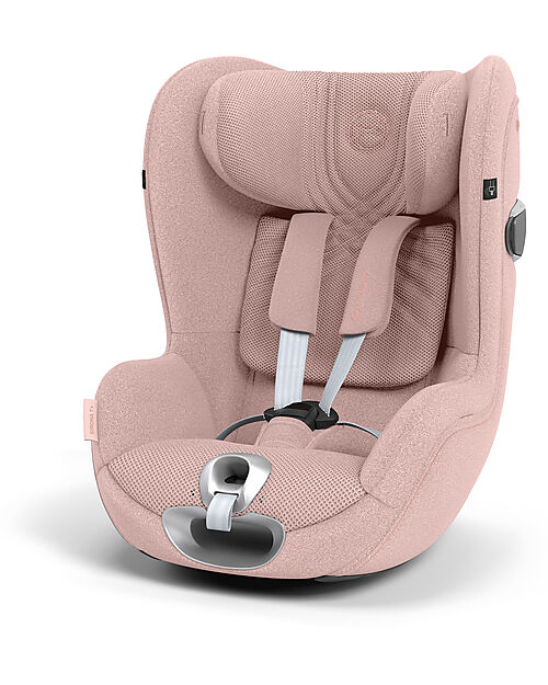 Cybex Seggiolino Auto Sirona T i-Size Plus - Peach Pink - Cappottina Solare con Inserti in Mesh - Rotazione a 360° Seggiolini Auto Gruppo 0+/1