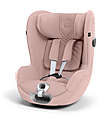 Cybex Seggiolino Auto Sirona T i-Size Plus - Peach Pink - Cappottina Solare con Inserti in Mesh - Rotazione a 360° Seggiolini Auto Gruppo 0+/1