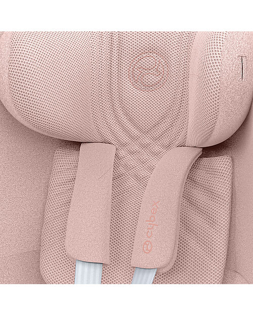 Cybex Seggiolino Auto Sirona T i-Size Plus - Peach Pink - Cappottina Solare con Inserti in Mesh - Rotazione a 360° Seggiolini Auto Gruppo 0+/1