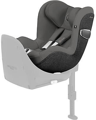 Cybex Seggiolino Auto Sirona Z i-Size - Soho Grey - Sicuro con Rotazione a 360° Seggiolini Auto Gruppo 0+/1