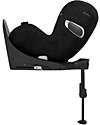 Cybex Seggiolino Auto Sirona Z2 i-Size Plus - Deep Black - Sicuro con Rotazione a 360° Seggiolini Auto Gruppo 0+/1