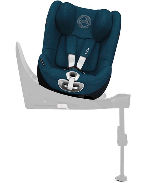 Cybex Seggiolino Auto Sirona Z2 i-Size Plus - Mountain Blue  - Sicuro con Rotazione a 360° Seggiolini Auto Gruppo 0+/1