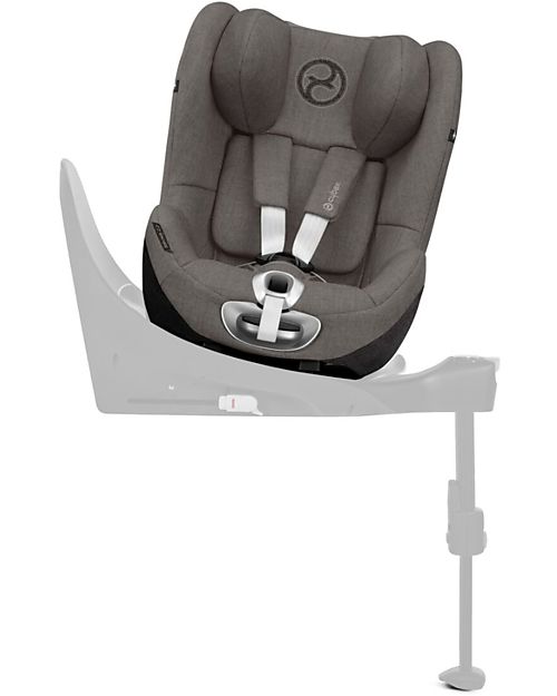Cybex Seggiolino Auto Sirona Z2 i-Size Plus - Soho Grey - Sicuro con Rotazione a 360° Seggiolini Auto Gruppo 0+/1