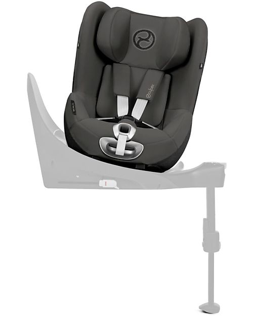 Cybex Seggiolino Auto Sirona Z2 i-Size - Soho Grey - Sicuro con Rotazione a 360° Seggiolini Auto Gruppo 0+/1