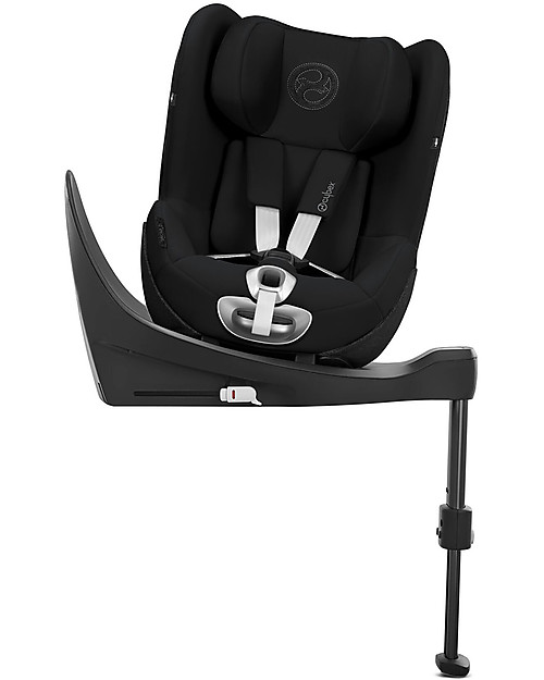 Cybex Seggiolino Auto Sirona Zi i-Size - Deep Black - Base Inclusa - Sicuro con Rotazione a 360° Seggiolini Auto Gruppo 0+/1